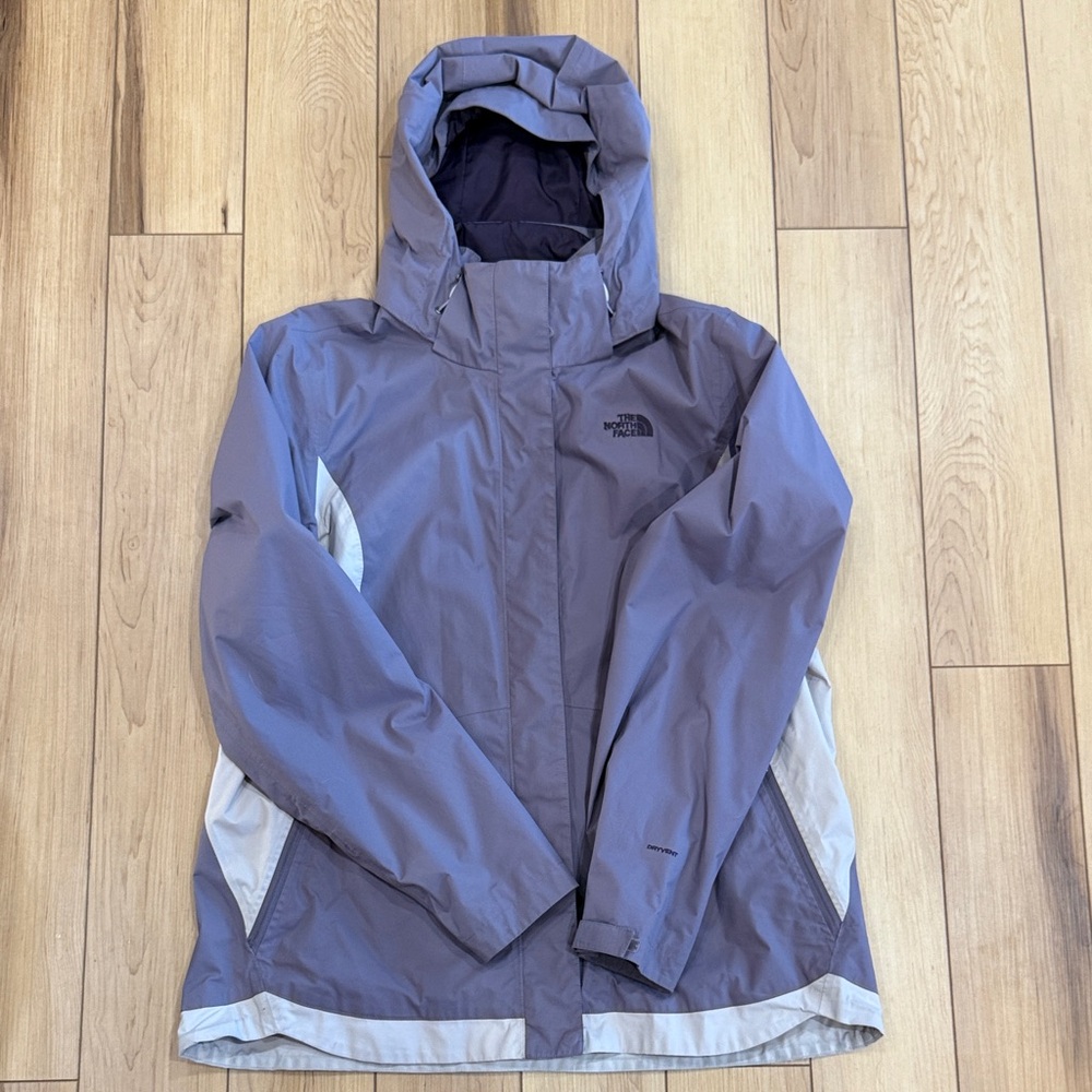 The North Face Purple and Gray 4-in-1 Hooded Jacket